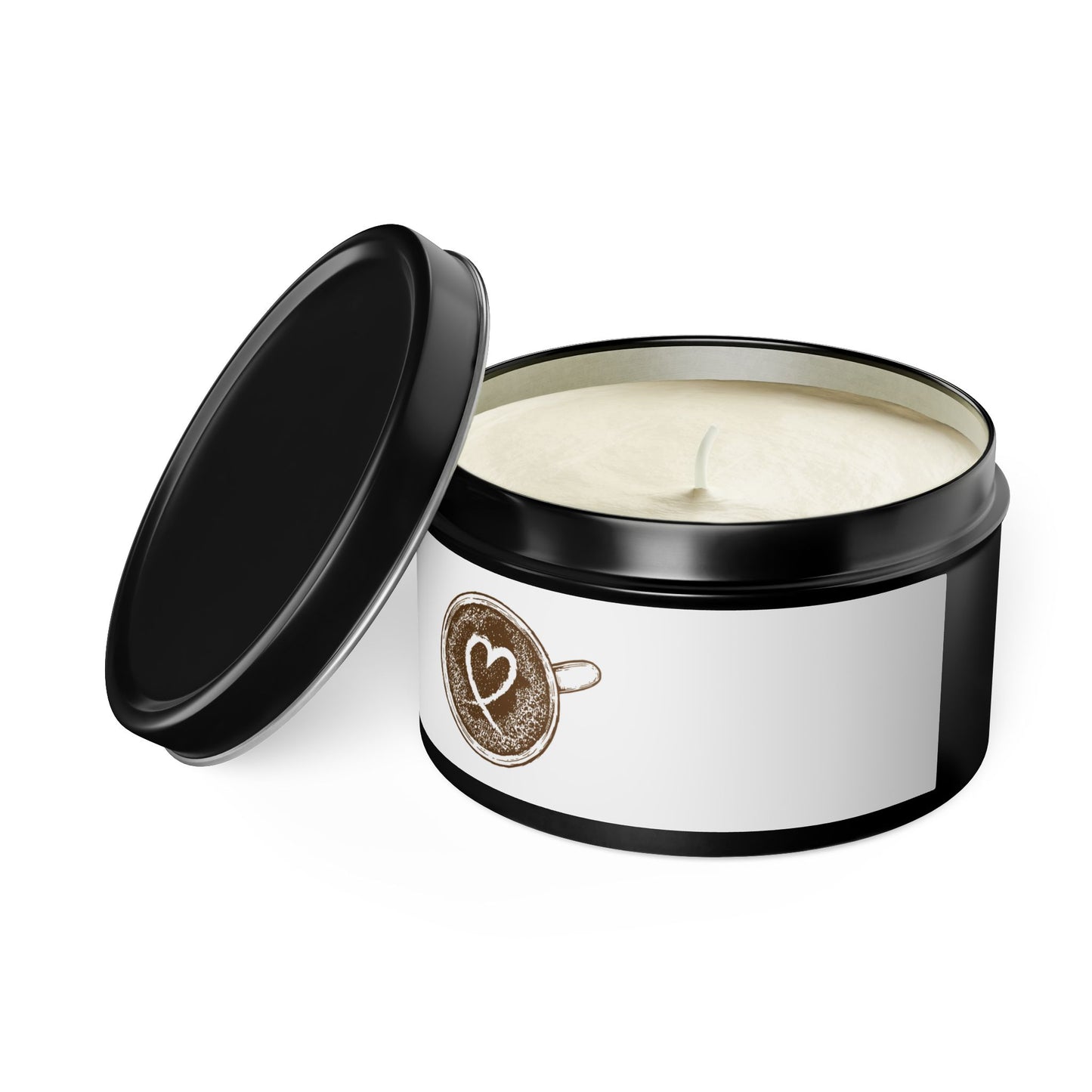 Coffee Lover Candle | Minimalist Fresh Coffee Scented Candle, 4oz or 8oz