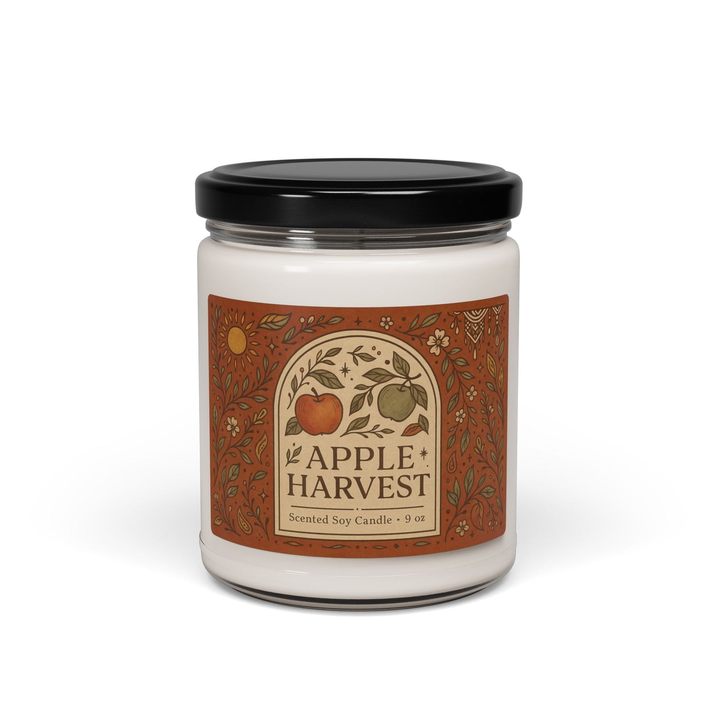 9oz Scented Soy Jar Candles | Apple Harvest, Christmas Warmth, and More!