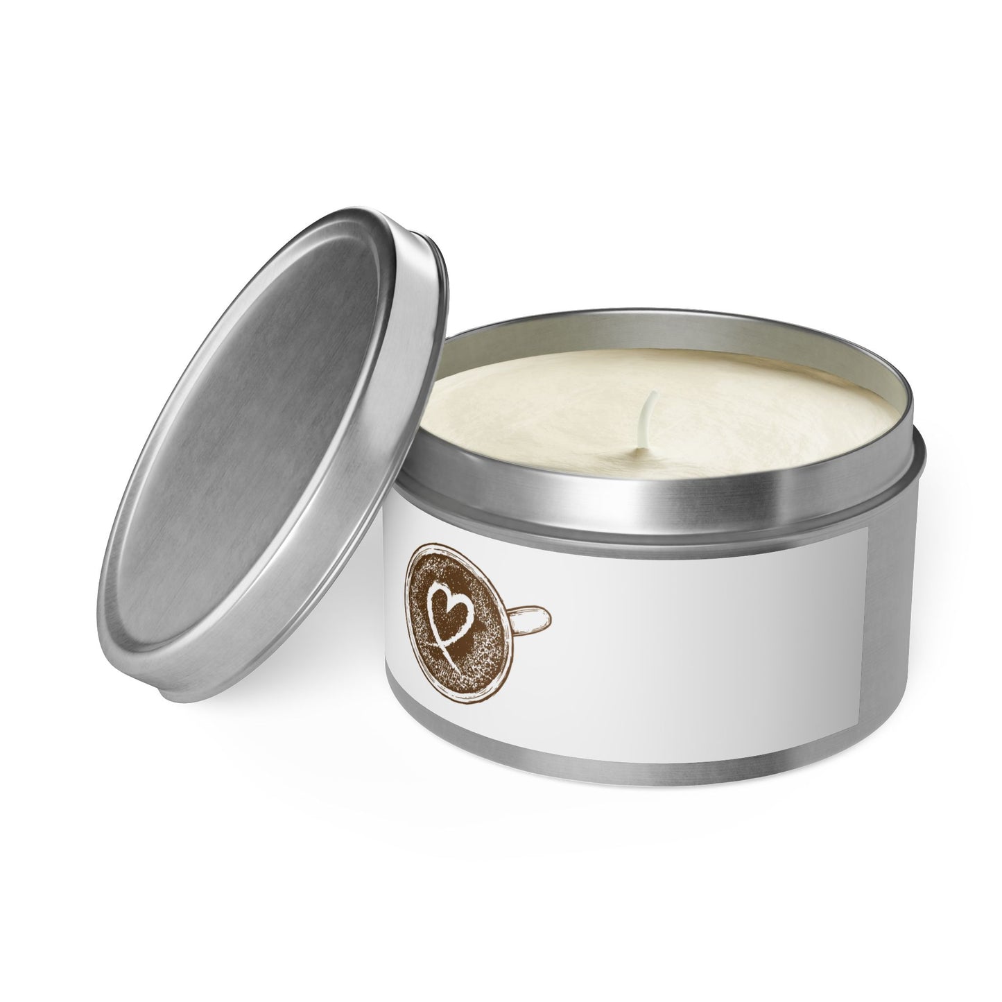 Coffee Lover Candle | Minimalist Fresh Coffee Scented Candle, 4oz or 8oz