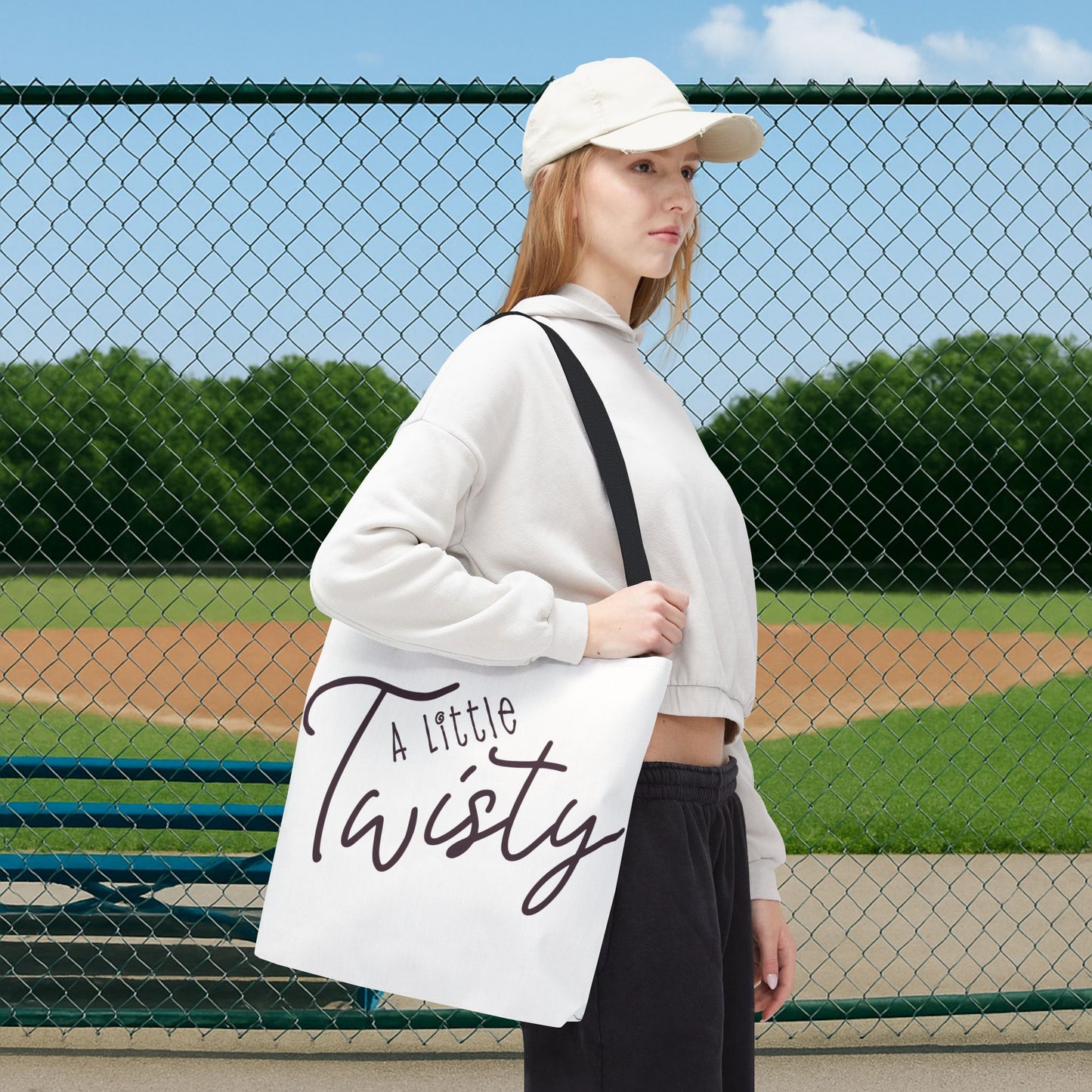 "A Little Twisty" Tote Bag