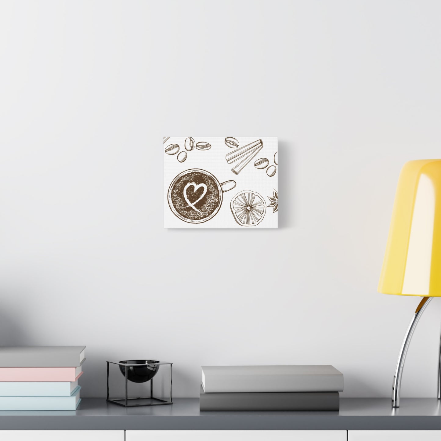 Coffee Lover Art Matte Canvas | Minimalist Home Decor