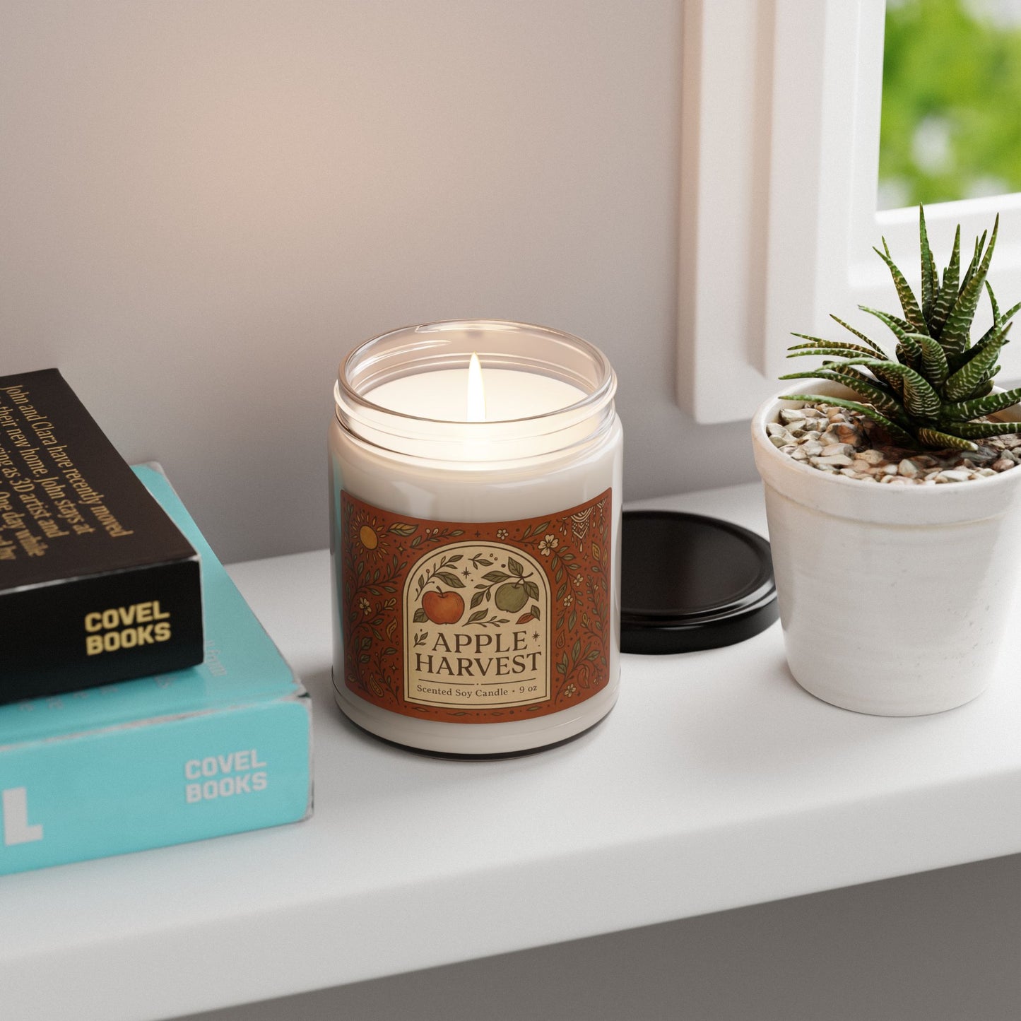 9oz Scented Soy Jar Candles | Apple Harvest, Christmas Warmth, and More!