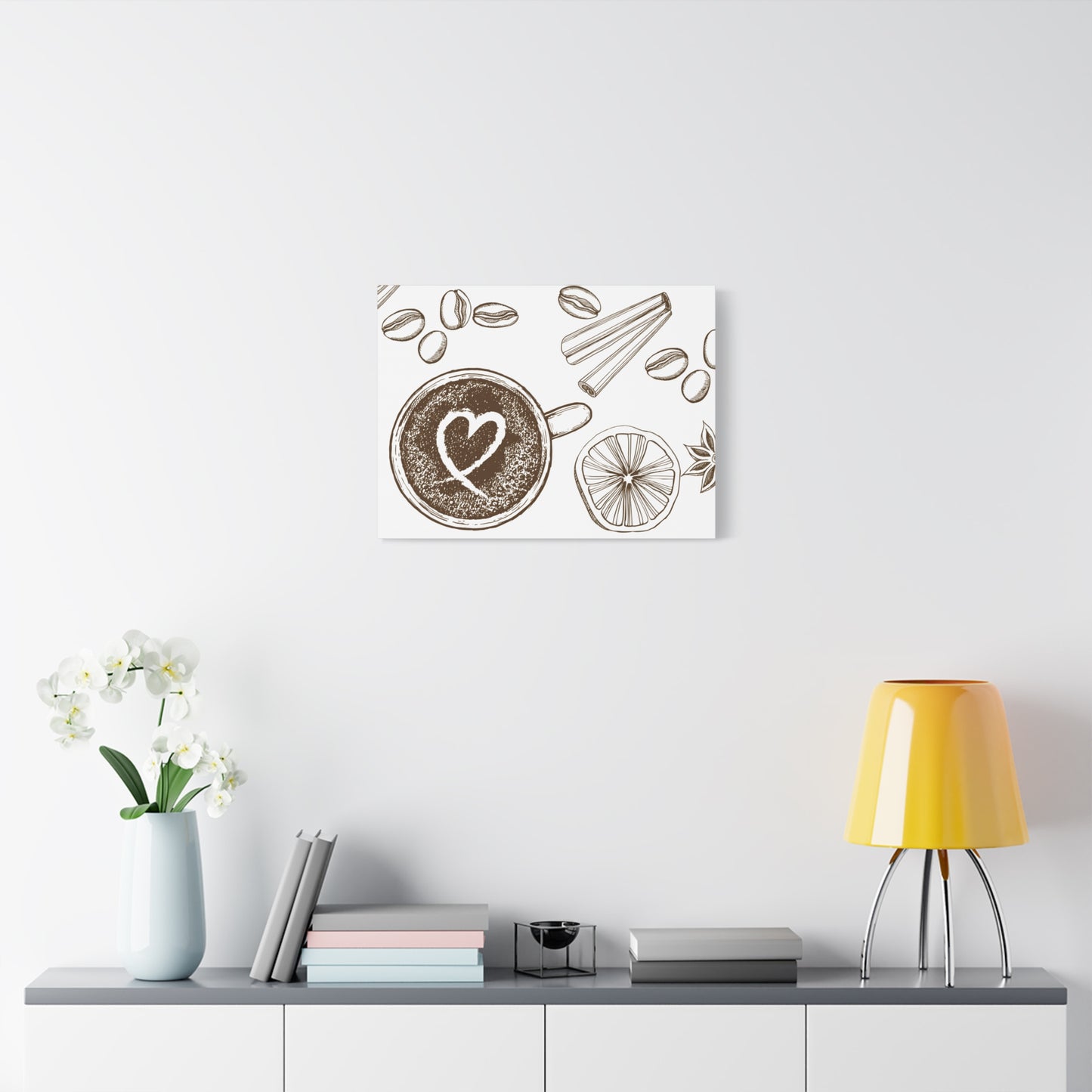 Coffee Lover Art Matte Canvas | Minimalist Home Decor
