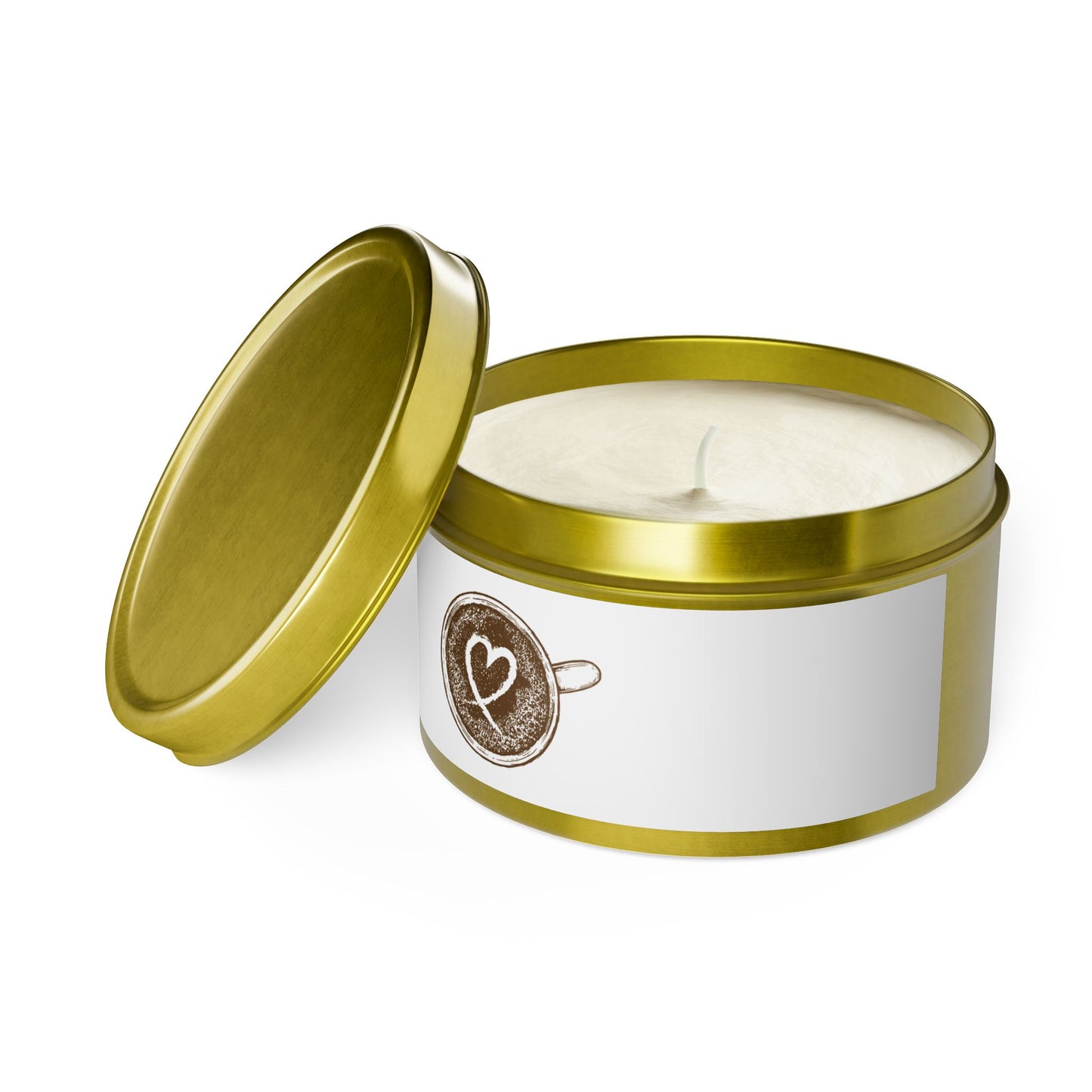 Coffee Lover Candle | Minimalist Fresh Coffee Scented Candle, 4oz or 8oz