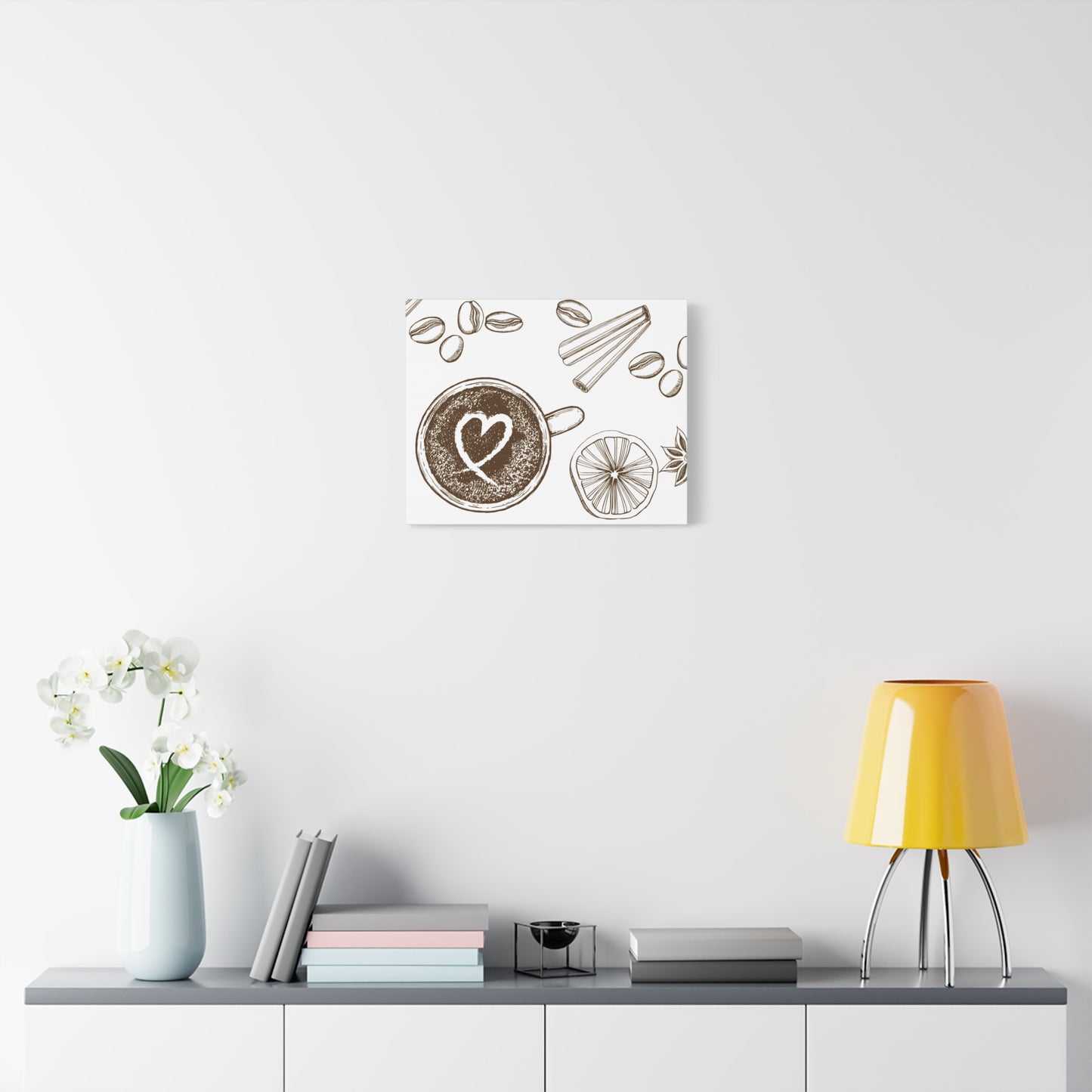 Coffee Lover Art Matte Canvas | Minimalist Home Decor