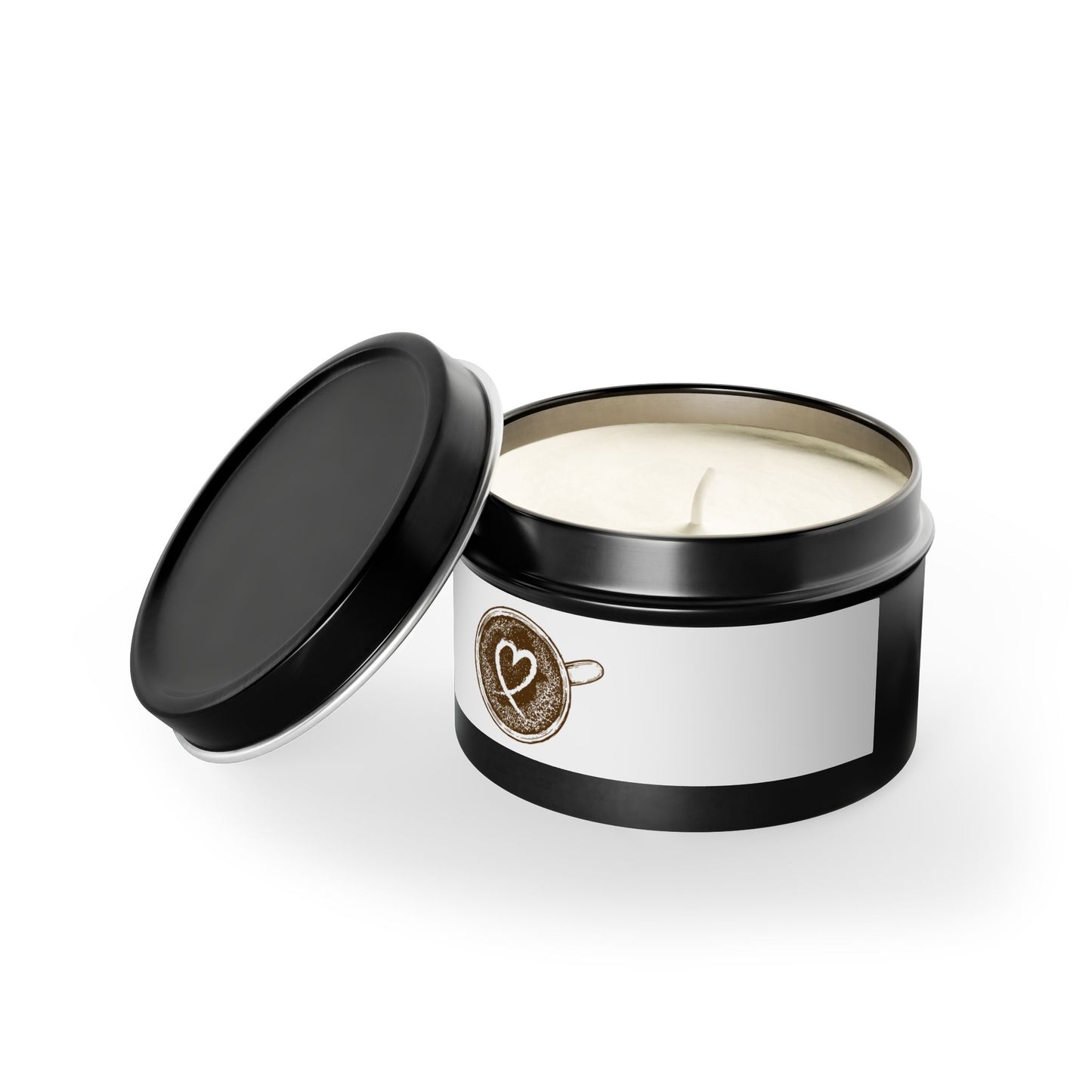 Coffee Lover Candle | Minimalist Fresh Coffee Scented Candle, 4oz or 8oz