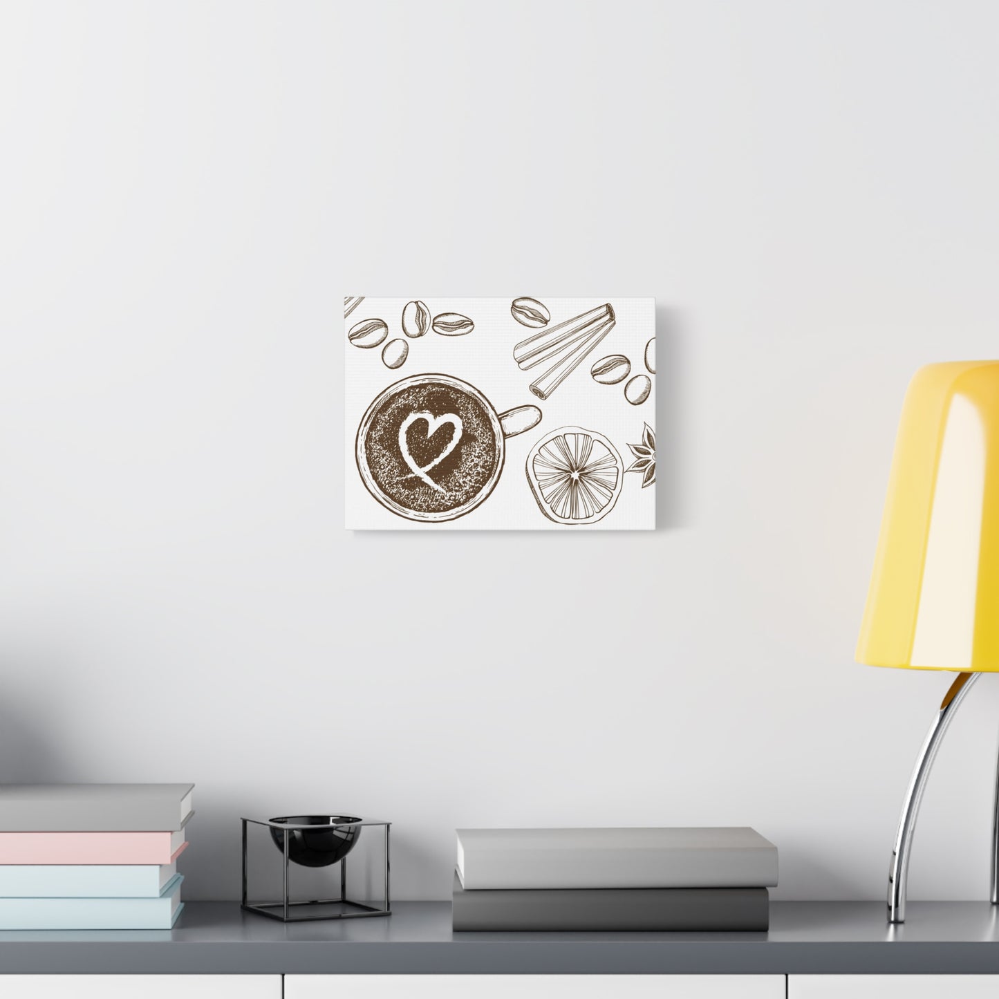 Coffee Lover Art Matte Canvas | Minimalist Home Decor