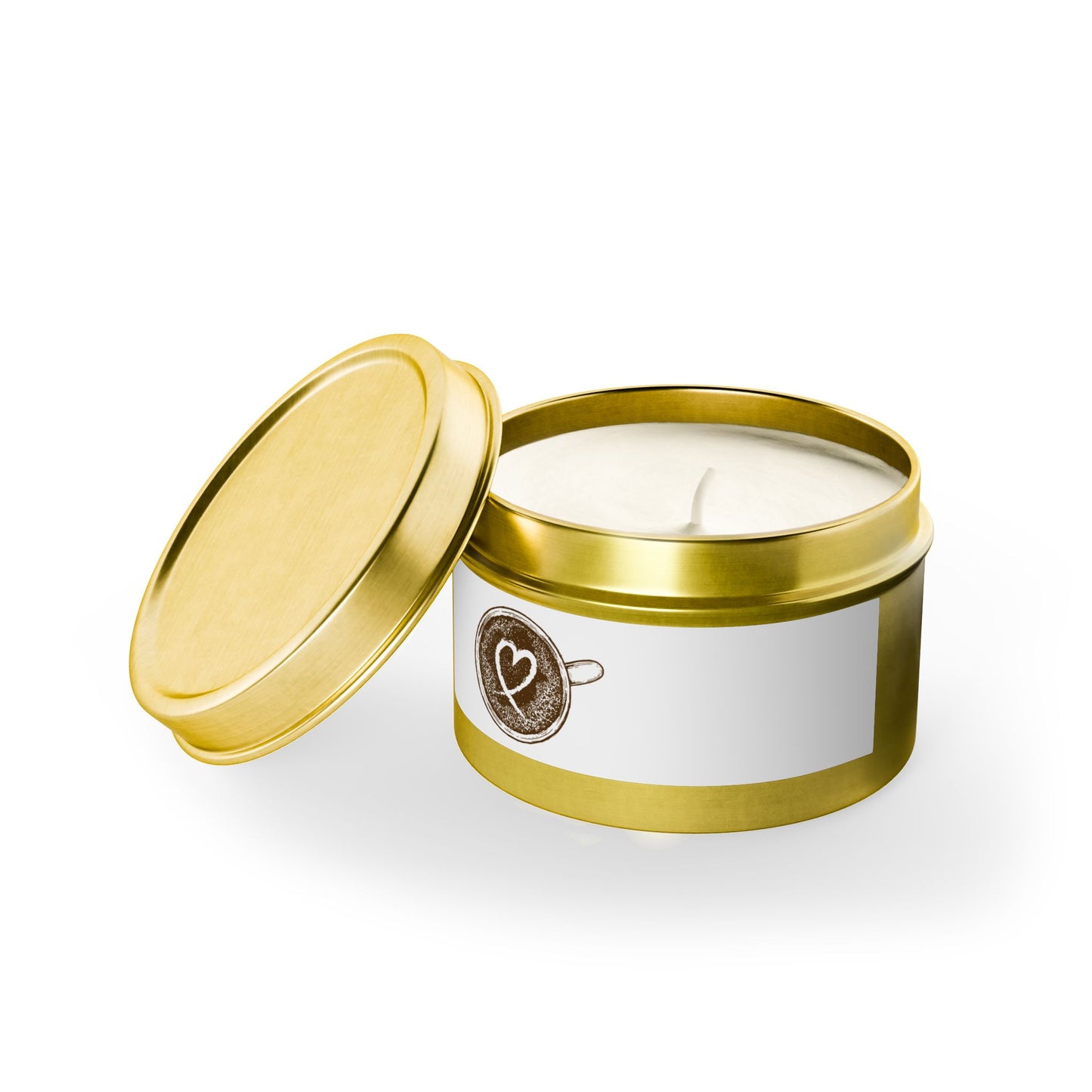 Coffee Lover Candle | Minimalist Fresh Coffee Scented Candle, 4oz or 8oz