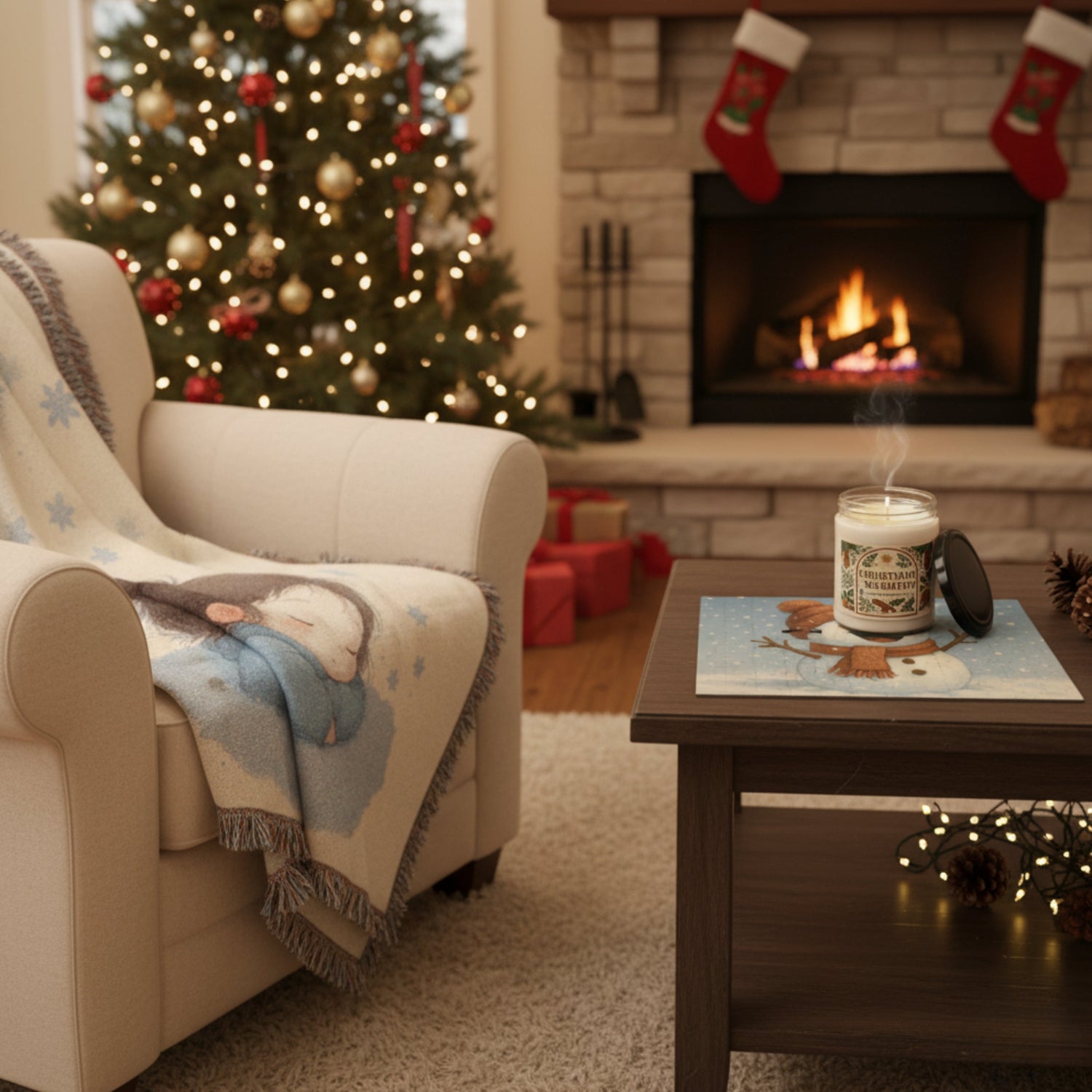 Cozy Holiday Scene