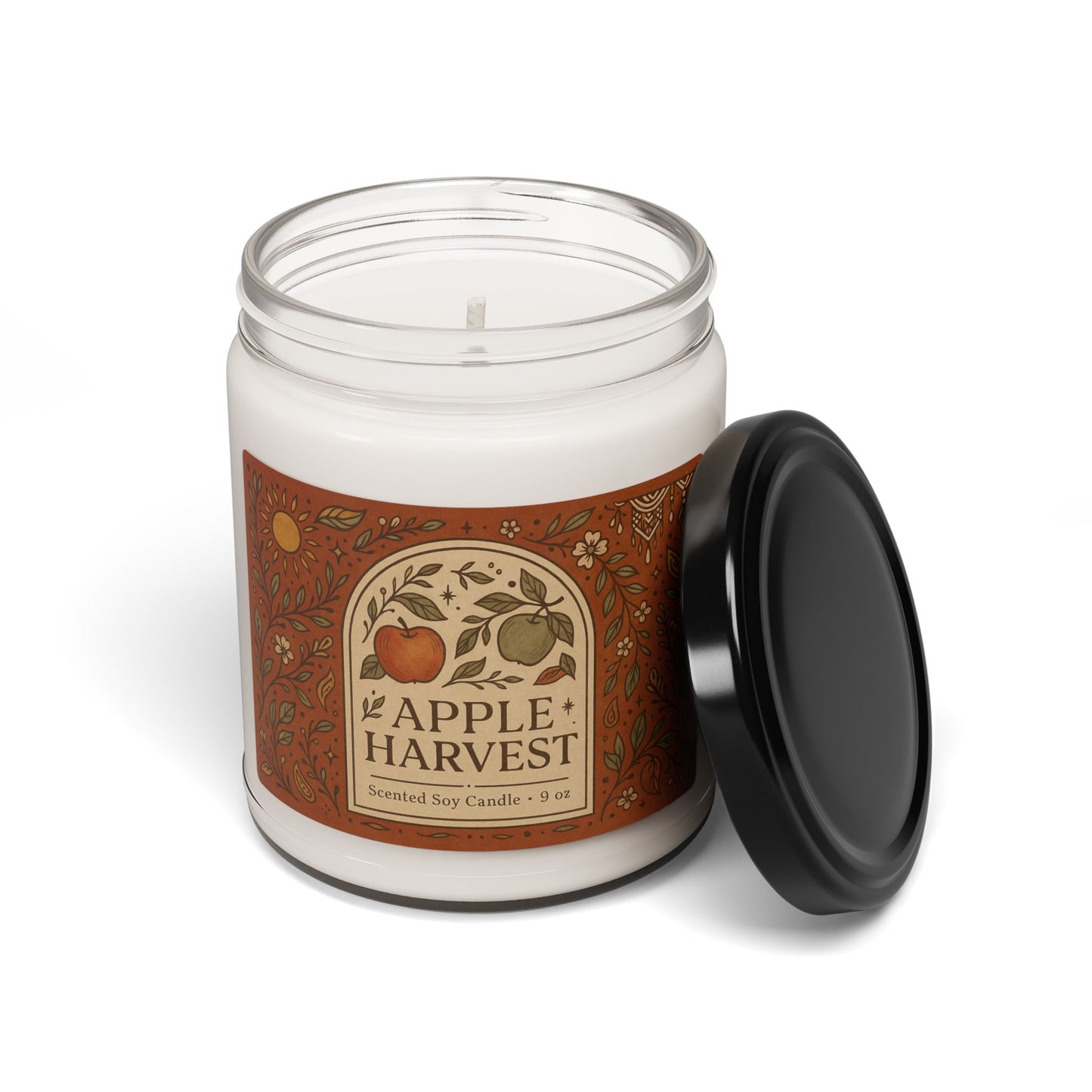 9oz Scented Soy Jar Candles | Apple Harvest, Christmas Warmth, and More!