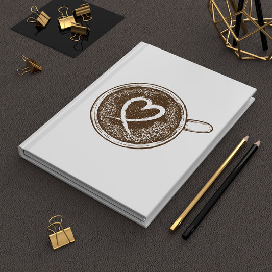 Coffee Lover Hardcover Journal | Minimalist Journal