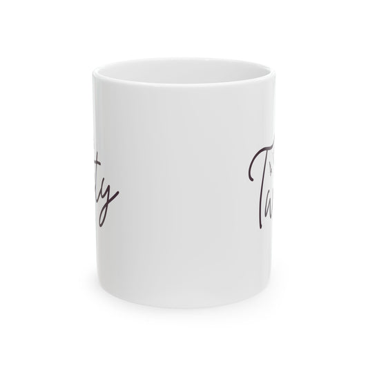 "A Little Twisty" Ceramic Coffee Mug