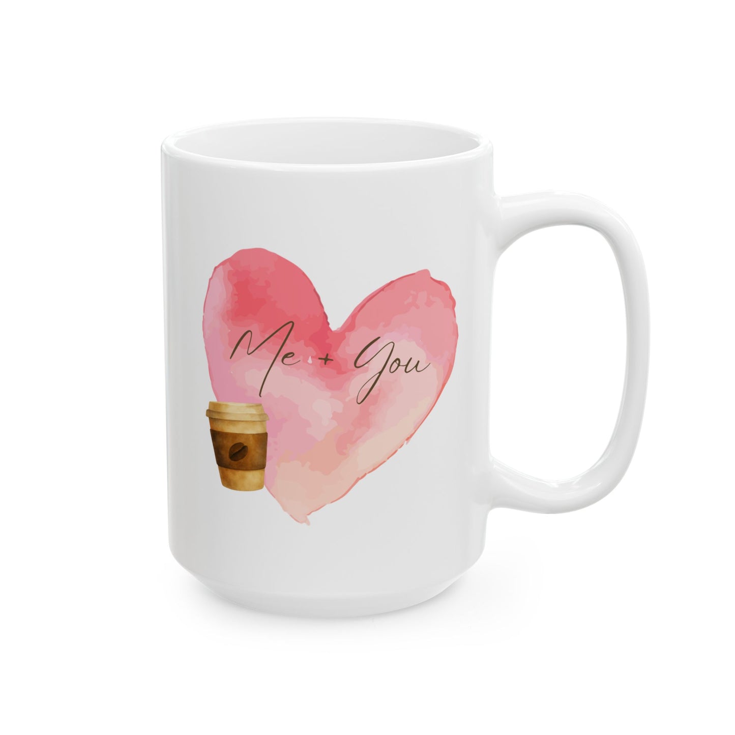All You Need Is Love and Coffee – Personalized Couple Mug with Names