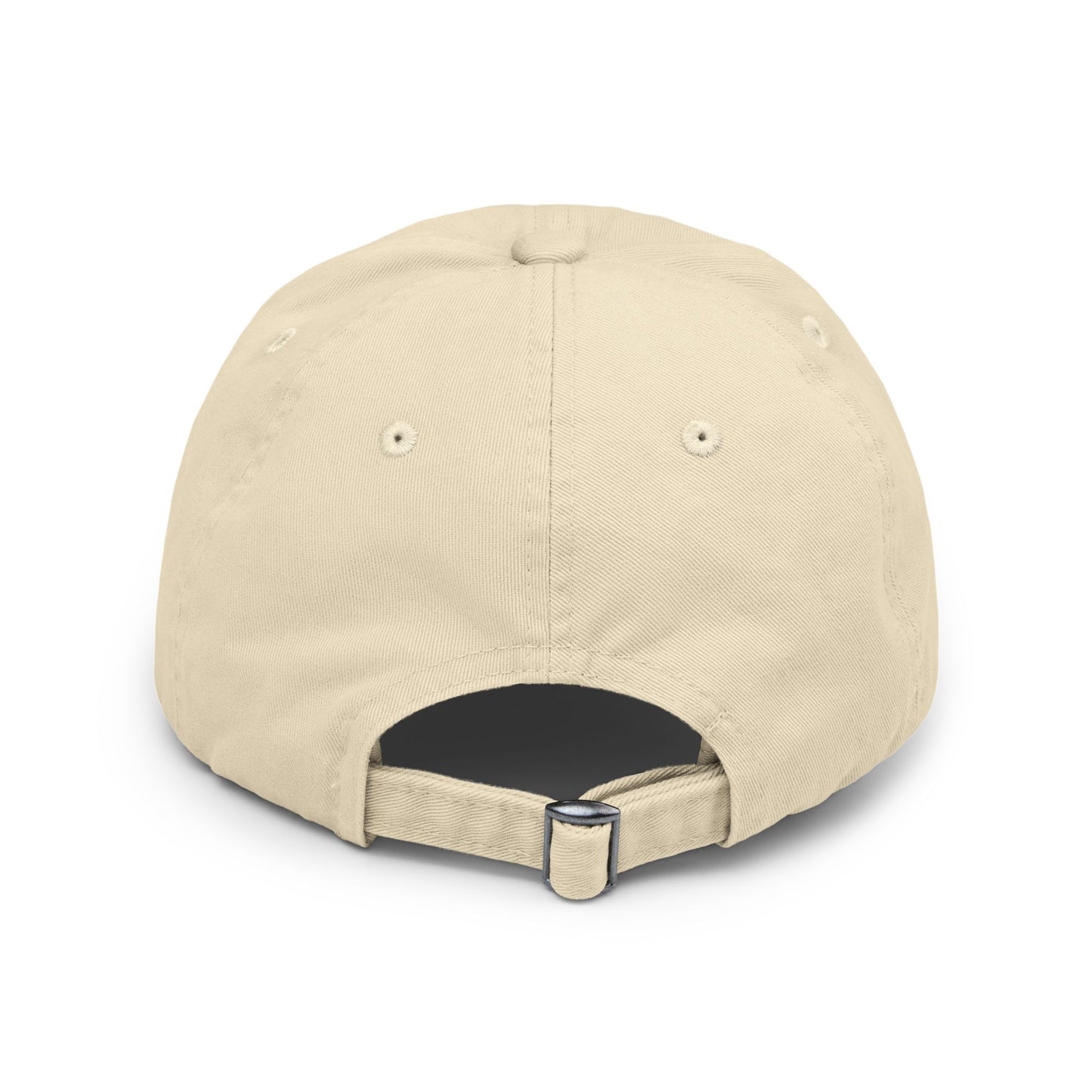 “A Little Twisty” Distressed Hat | Vintage-Style Cotton Twill Cap | Adjustable Baseball Hat | Casual Unstructured 6-Panel Cap