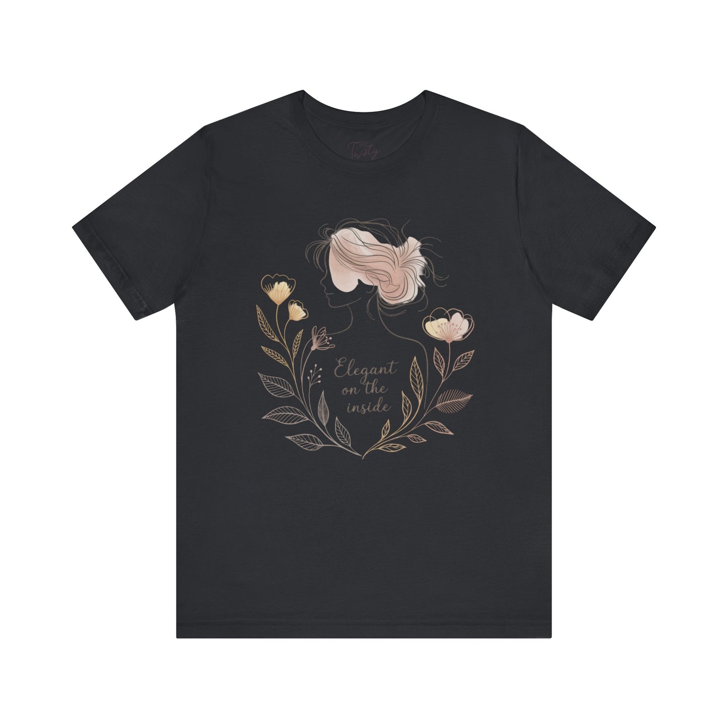 "Elegant on the Inside" Graphic Tee | Minimalist Style T-Shirt