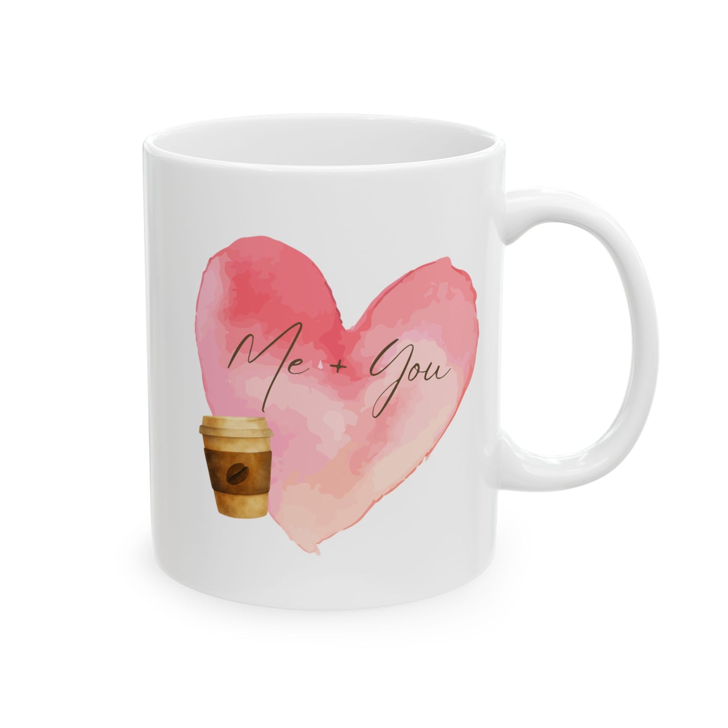 All You Need Is Love and Coffee – Personalized Couple Mug with Names