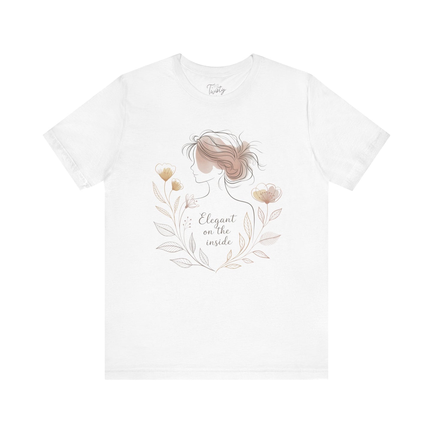 "Elegant on the Inside" Graphic Tee | Minimalist Style T-Shirt