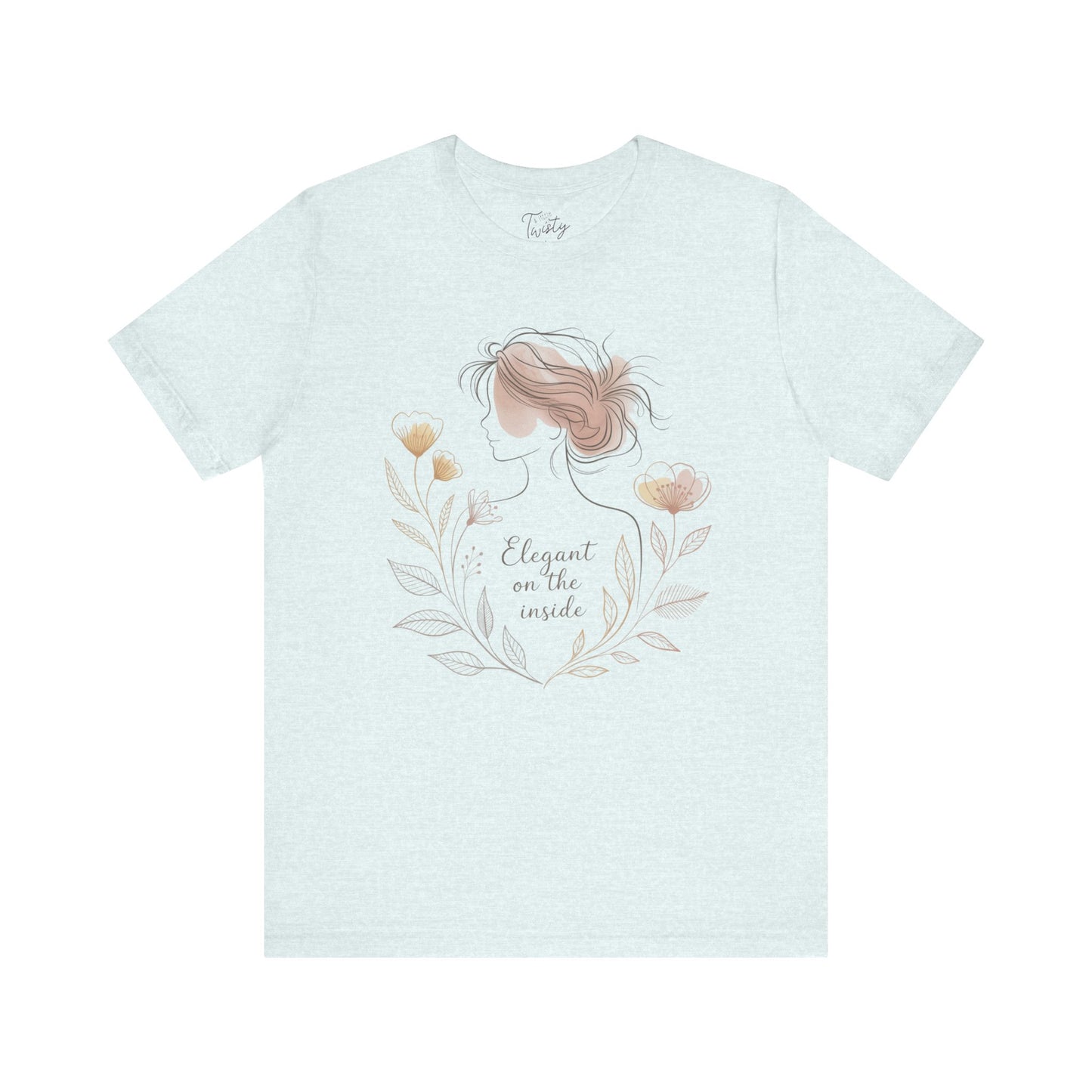 "Elegant on the Inside" Graphic Tee | Minimalist Style T-Shirt