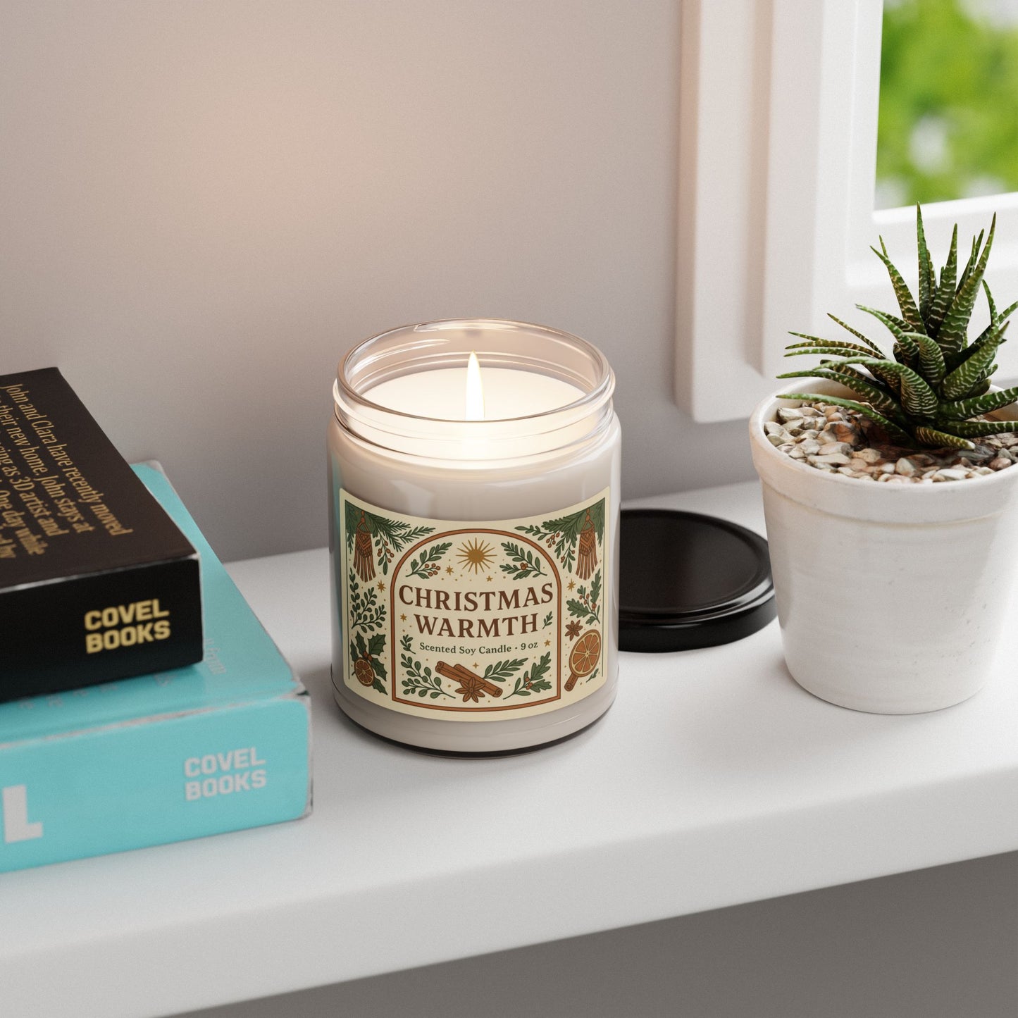 9oz Scented Soy Jar Candles | Apple Harvest, Christmas Warmth, and More!