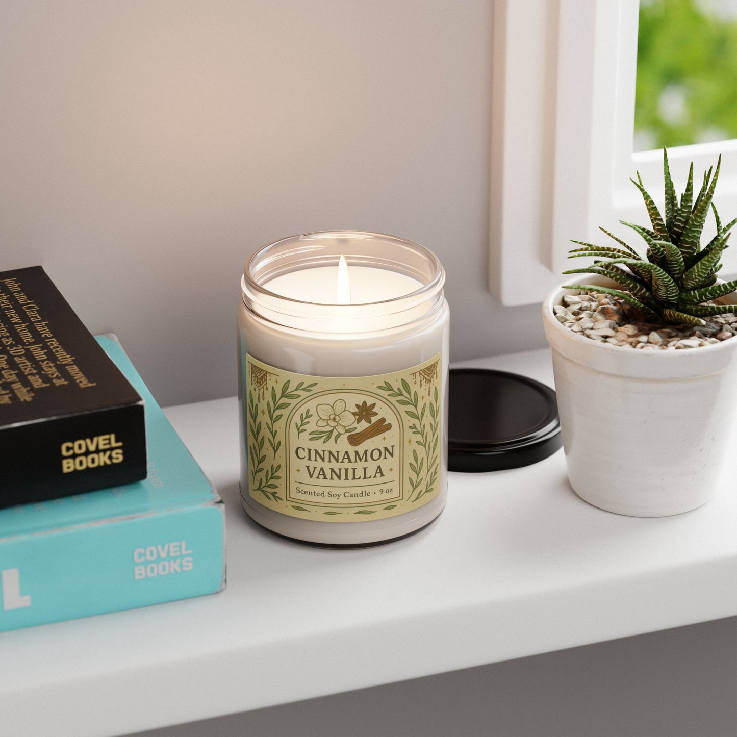 9oz Scented Soy Jar Candles | Apple Harvest, Christmas Warmth, and More!