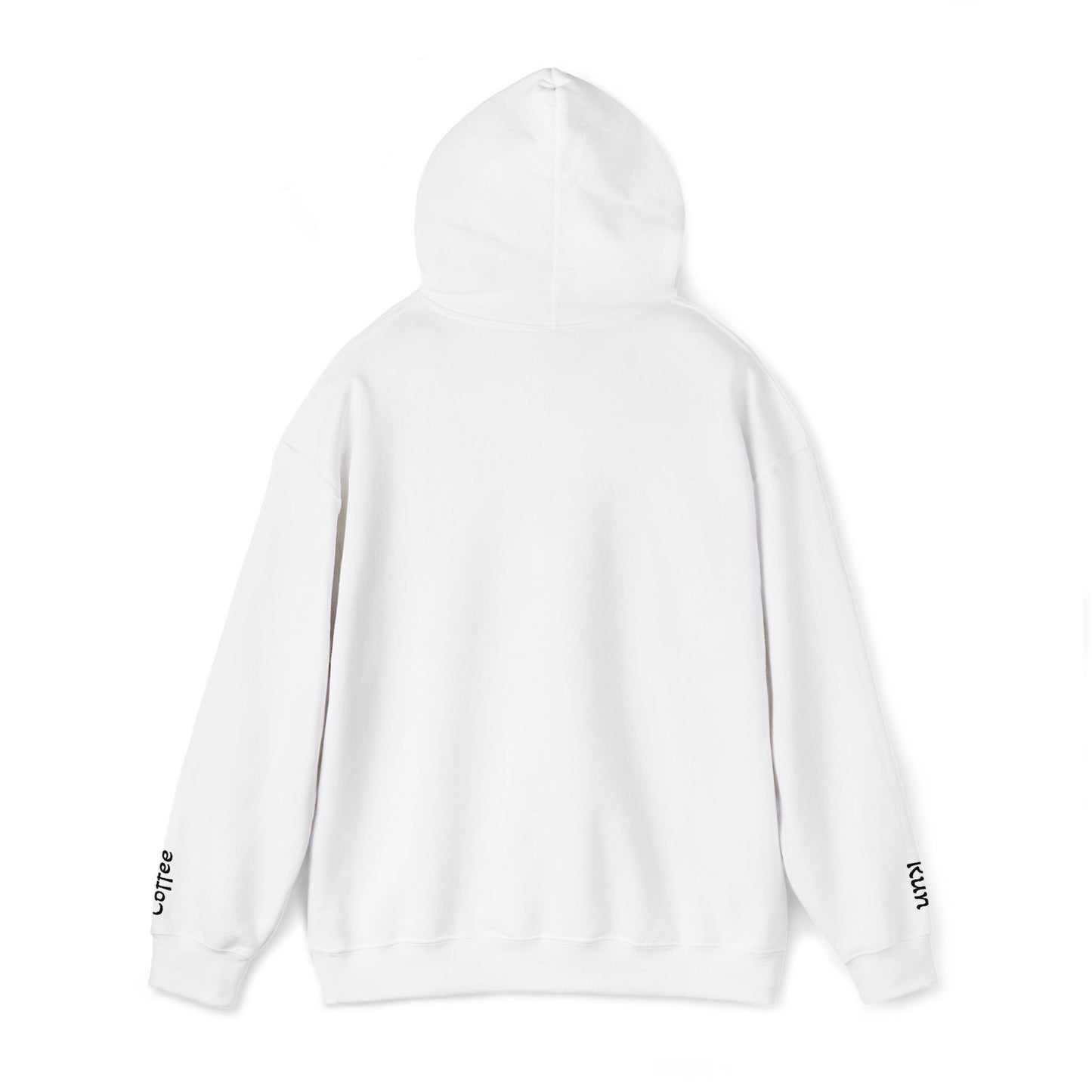 Embroidered Coffee Run Hoodie – Cozy Cotton Blend Sweatshirt, Minimalist Coffee Lover Gift, Running & Caffeine Sweatshirt, Unisex Pullover Hoodie