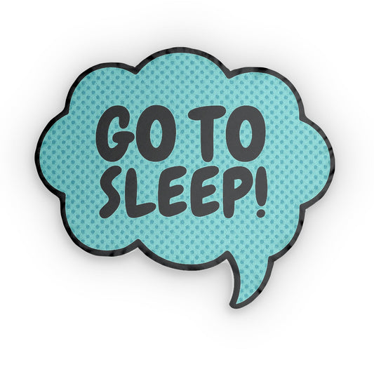 Customizable Speech Bubble Throw Pillow | Personalized Pillow, Funny Bedroom Decor