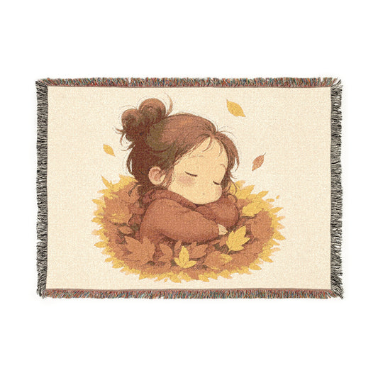 Available for a limited time! Seasonal Fall Woven Throw Blanket | Exclusive Autumn Home or Nursery Decor