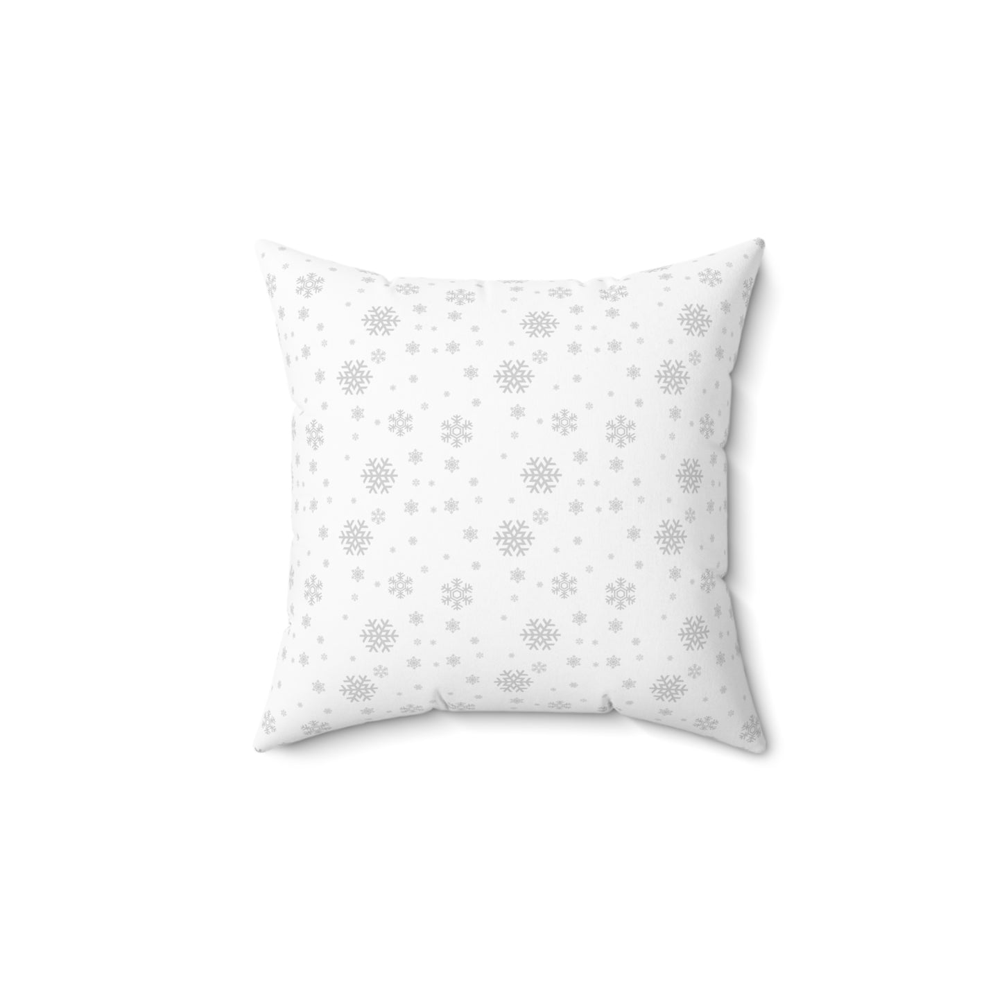 Snowflake Throw Pillow – Winter Decorative Cushion, Minimalist Christmas Pillow Cover, Cozy Holiday Home Décor, Double-Sided Print