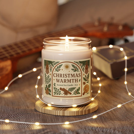 9oz Scented Soy Jar Candles | Apple Harvest, Christmas Warmth, and More!