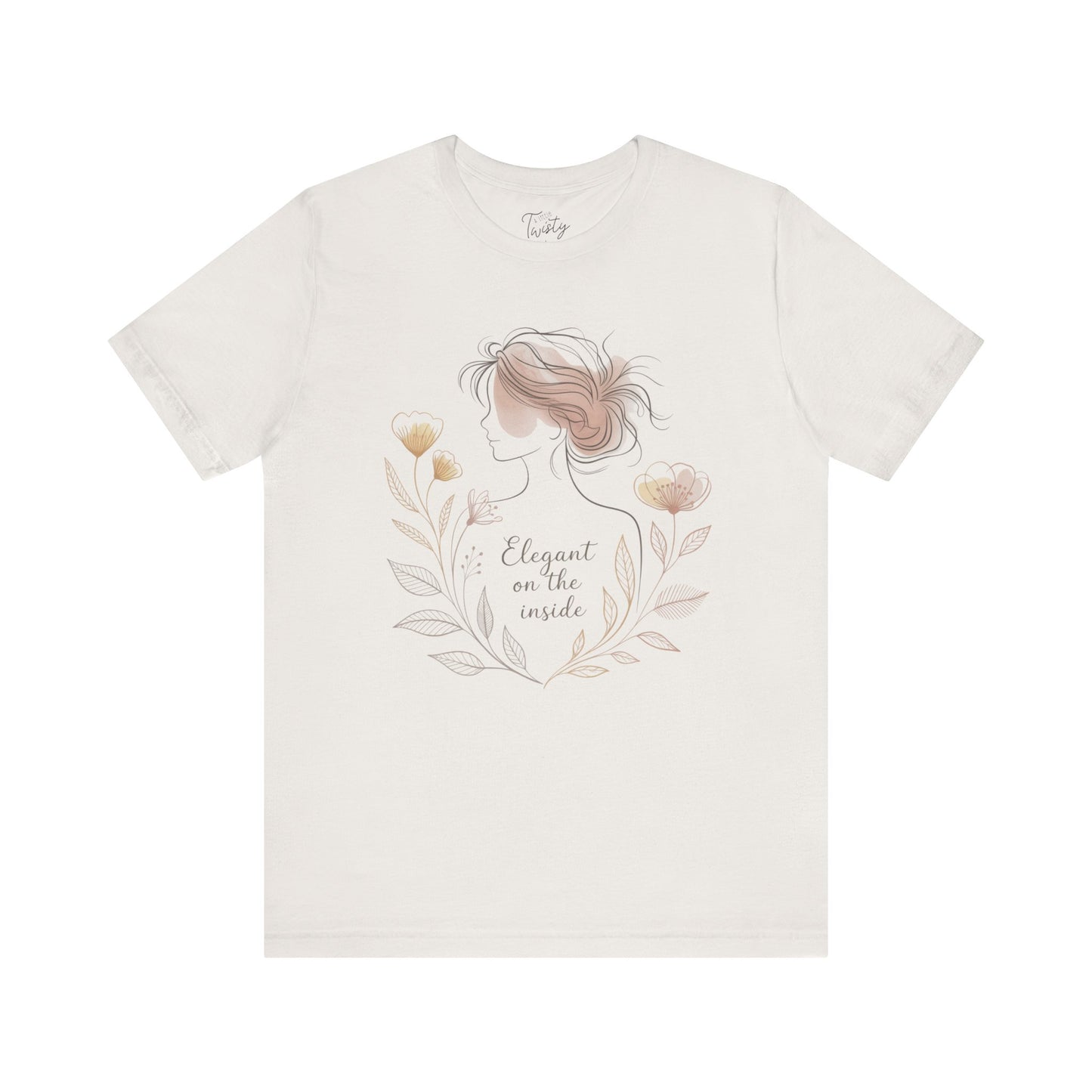 "Elegant on the Inside" Graphic Tee | Minimalist Style T-Shirt